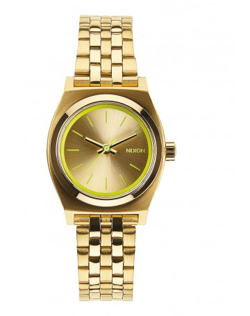 Relógio Nixon Small Time Teller Gold/Neon