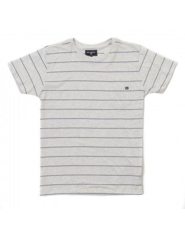 Camiseta Billabong Stripe Die Cut - Cinza Claro