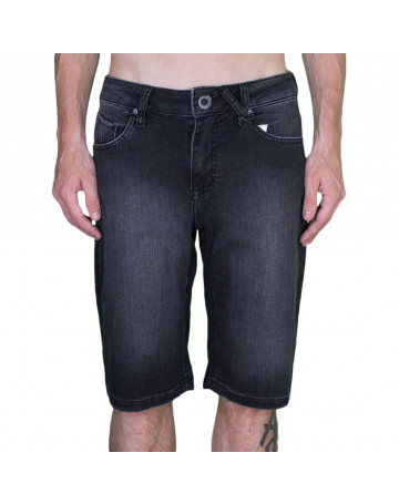 Bermuda Volcom Basic Jeans Cinza