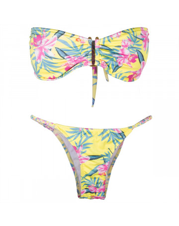 Biquini Billabong Tropic - Amarelo/Floral