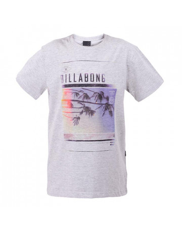 Camiseta Billabong Juvenil Muriwai - Cinza