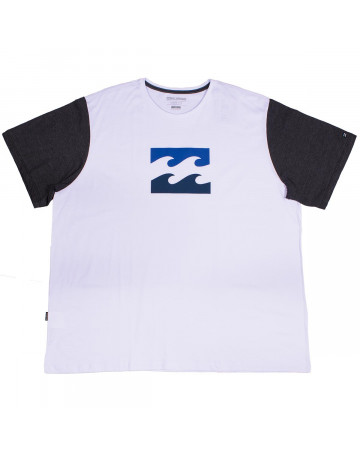 Camiseta Billabong Wave Extra Grande - Branco