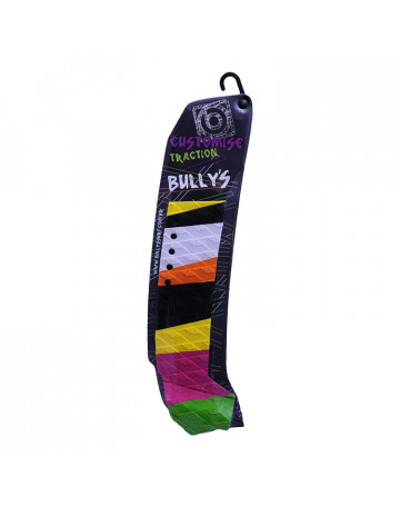 Deck Bully's Customise Traction (Lado Esquerdo) Faixas Coloridas