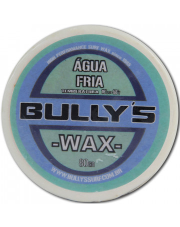 Parafina Bully's Wax - Água Fria