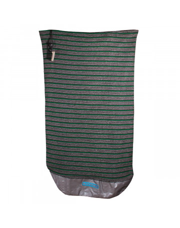 Capa de Prancha Bully's Toalha Bodyboard Moreya 3'7" - Verde/Cinza