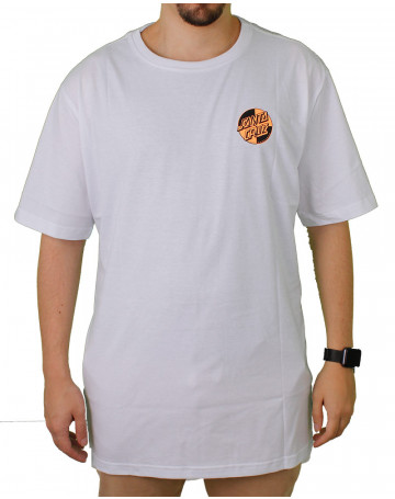 Camiseta Santa Cruz Big Crash Dot - Branco