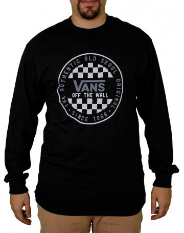 Camiseta Vans Checker - Preto