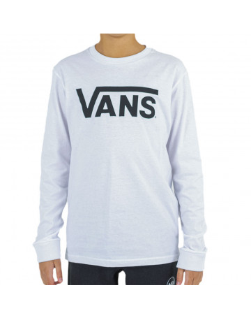 Camiseta Vans Classic Boys Juvenil - Branco