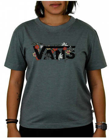 Camiseta Vans Est - Cinza