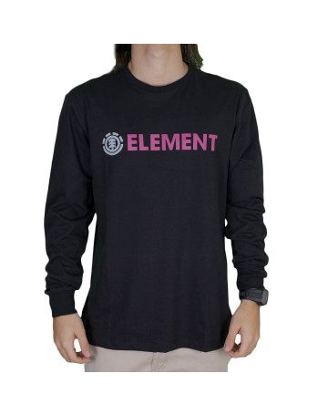 Camiseta Element ML Blazin Preto