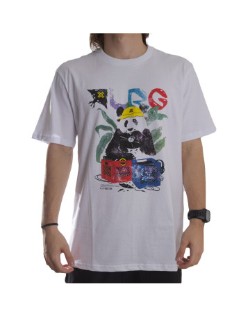 Camiseta LRG Panda Crate Dig Branca