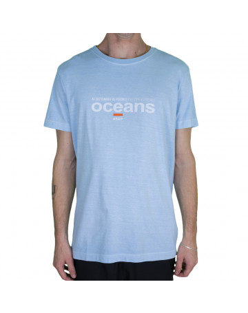 Camiseta Osklen Oceans Asap Azul