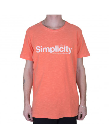 Camiseta Osklen Rough Simplecity Laranja