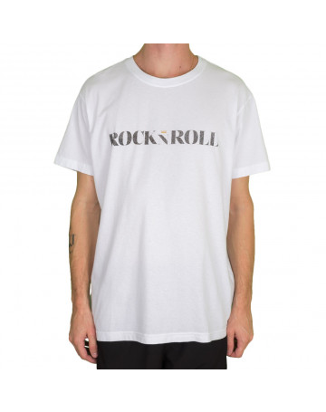 Camiseta Osklen Stone Rocknroll Branco
