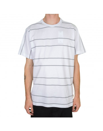 Camiseta Rip Curl Especial Plain Stripe Branca