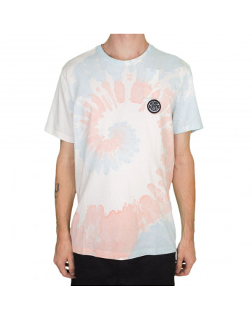 Camiseta Rip Curl Especial Tie Dye Rosa