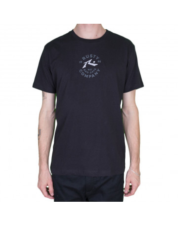 Camiseta Rusty Juvenil Good Days Preto