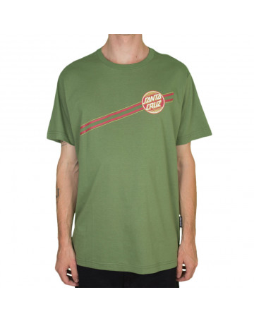 Camiseta Santa Cruz Street Dot Verde