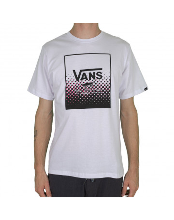 Camiseta Vans Print Box Juvenil Branca
