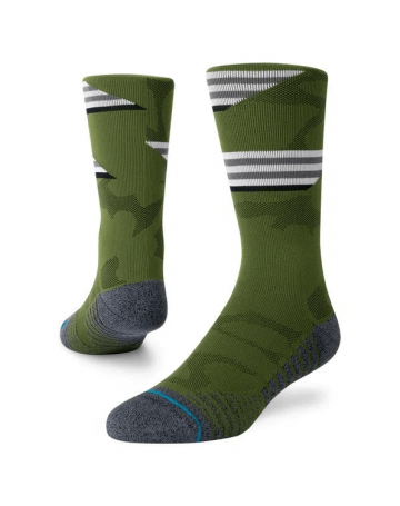 Meia Stance Combat Crew Infiknit - Verde