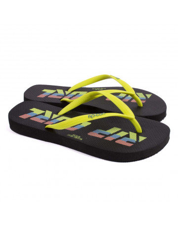 Chinelo Rip Curl Twin Fin Preto 