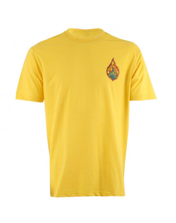 Camiseta Volcom Silk Enlighten Amarela