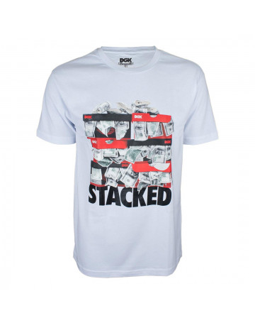 Camiseta DGK Stacked Branca