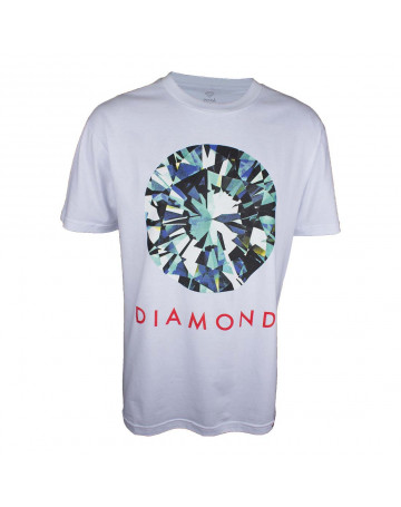 Camiseta Diamond Supply Dispersion - Branca