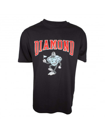 Camiseta Diamond Supply Team Mascot - Preto
