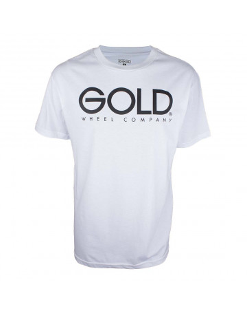 Camiseta Gold Wheels Company - Branco