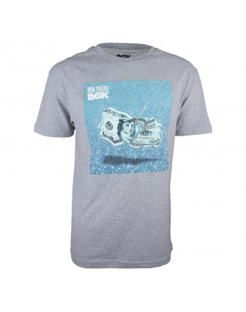 Camiseta DGK Risk Takers - Cinza Mescla