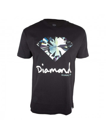 Camiseta Diamond Simplicity Sign - Preto