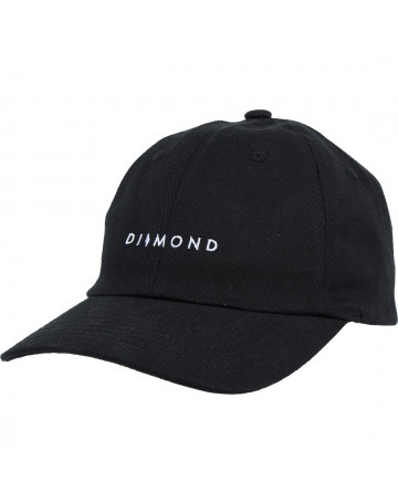 Boné Diamond Dad Hat Marquise Sports Preto