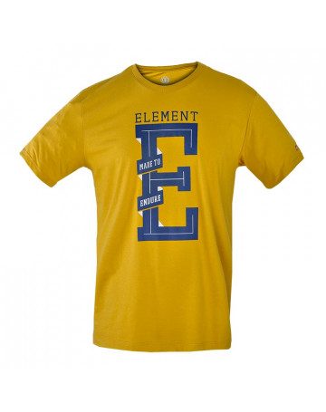 Camiseta Element Initial - Amarelo