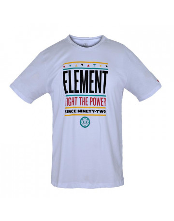 Camiseta Element Fight - Branco