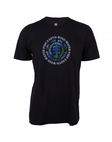 Camiseta Element Tree Logo Preta