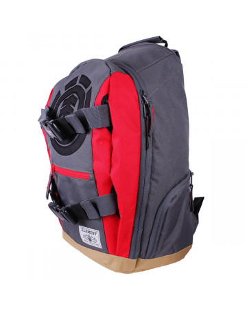 Mochila Element Mohave Cinza/Vermelha 