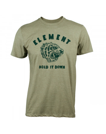 Camiseta Element Hold It Down Verde Mescla