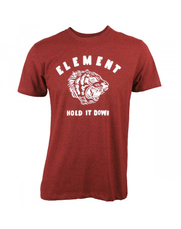 Camiseta Element Hold It Down Vermelho Mescla