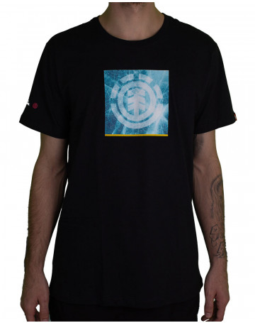 Camiseta Element Solvent Icon Preta