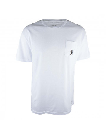 Camiseta Grizzly OG Bear Embroidered - Branco