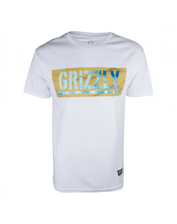 Camiseta Grizzly Washed Branca