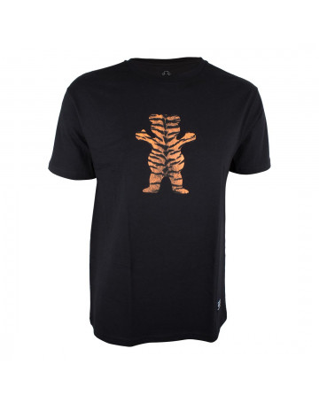 Camiseta Grizzly Tiger Stripe Preta