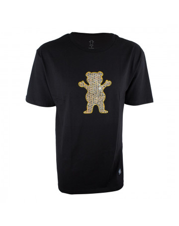 Camiseta Grizzly Biebel Pro Bear Preta