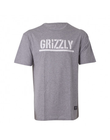 Camiseta Grizzly Stamped 2 - Cinza