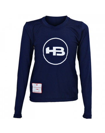 Camiseta HB Lycra Infantil Logotype Azul Petroleo