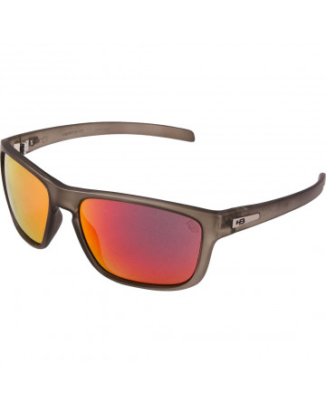 Óculos de Sol HB Thruster Matte Transparente - Cinza Espelhado