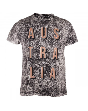 Camiseta HB Washed Australia - Preto