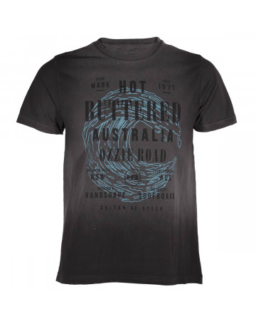 Camiseta HB Tye Dye Ozzie Roads - Preto