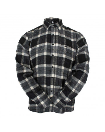 Camisa HB Xadrez Fluffy - Cinza/Preto